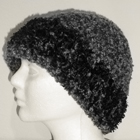Gray Bouclé Hat